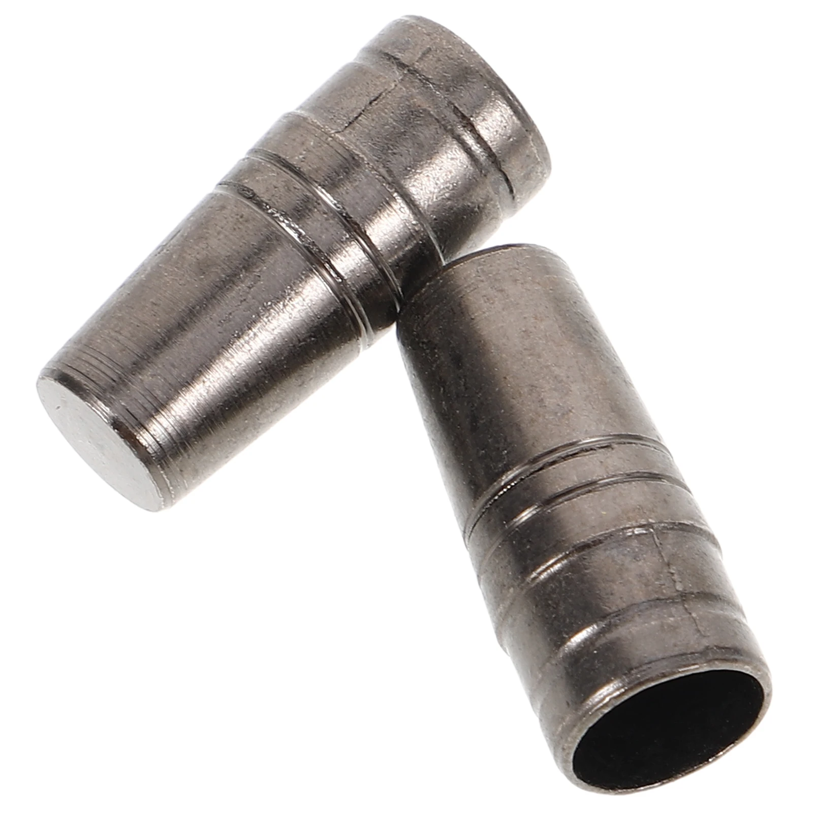 

2 Pcs Umbrella Cover Replacement Tip Bracket Repair Accessories Black Metal Tips Travel