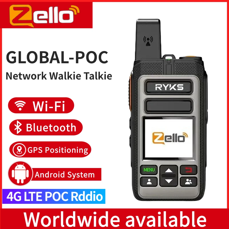 Imagem -03 - Woki Toki Ham Zello Walkie-talkie Ptt 4g Rádio Poc Intercomunicador Rede Global em Dois Sentidos Móvel