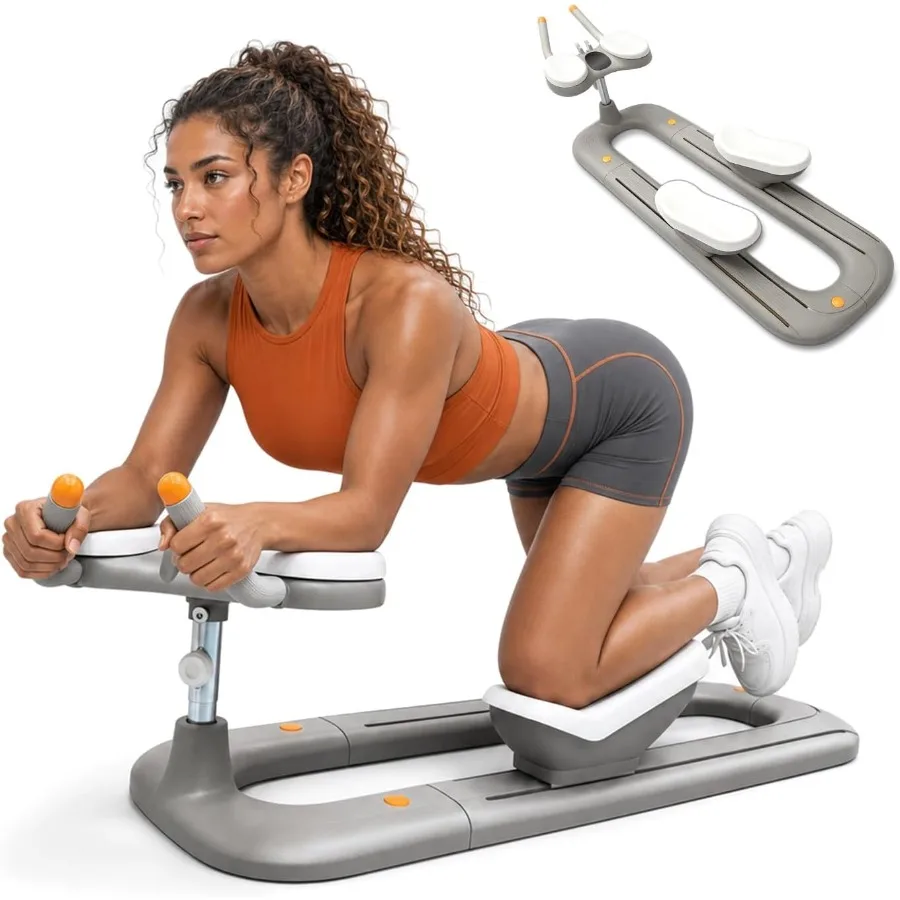 Twist Crawler V2 New Grey Color, Spine Twist and Stretch Trainer, Detachable Back Stretcher Machine, Heavy Duty Low-Impact Abdo