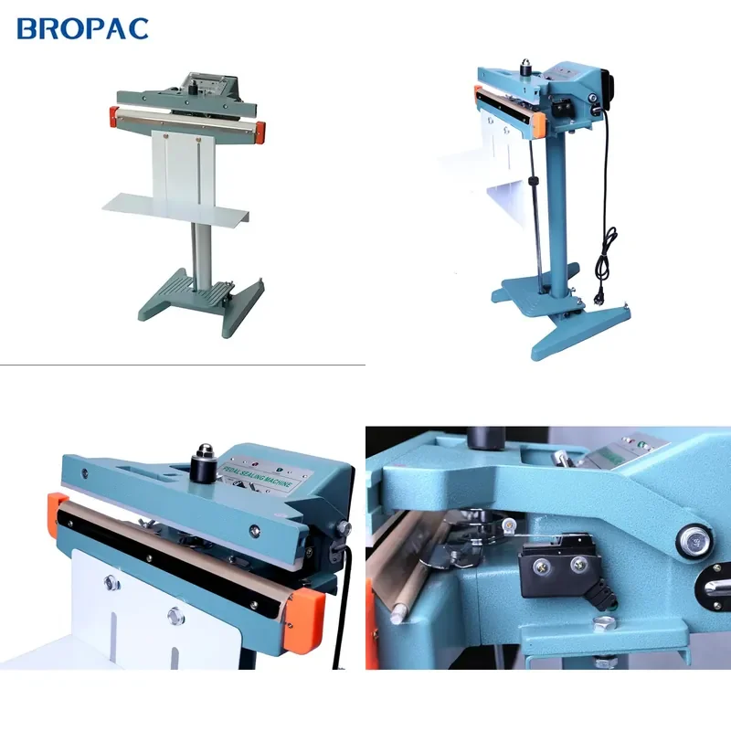 Low Price Custom Pedal Crack Manual Bag Packing Machine 2-5mm 350mm 19kg 5kg Electric Hot Sealing Plastic Beverages