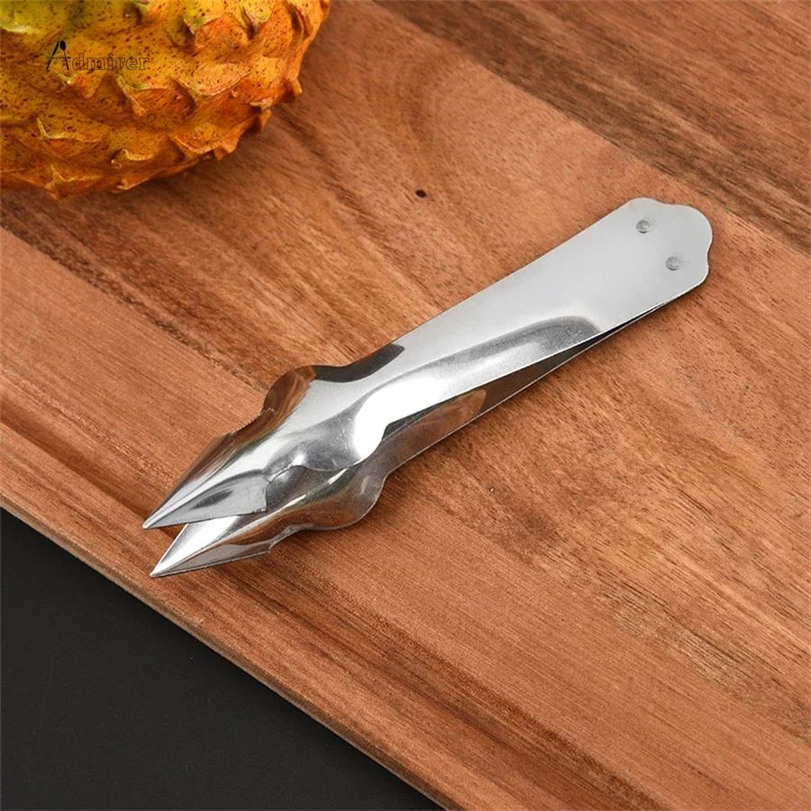 Pineapple Peeler Kitchen Tool Pineapple Eye Peeler Remover Tweeze Stainless Steel Deseed Cutting Clip Strawberry Huller