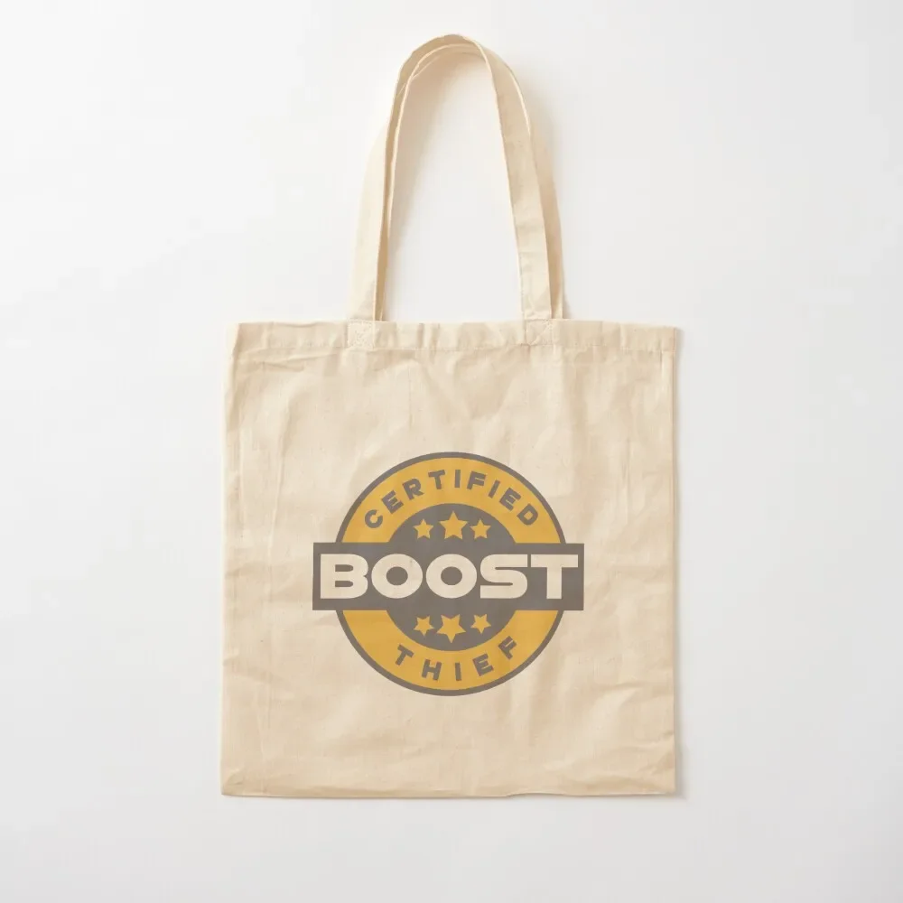 

Rocket League Certified Boost Thief Badge Tote Bag Reusable bags Women's handbag Tote Bag