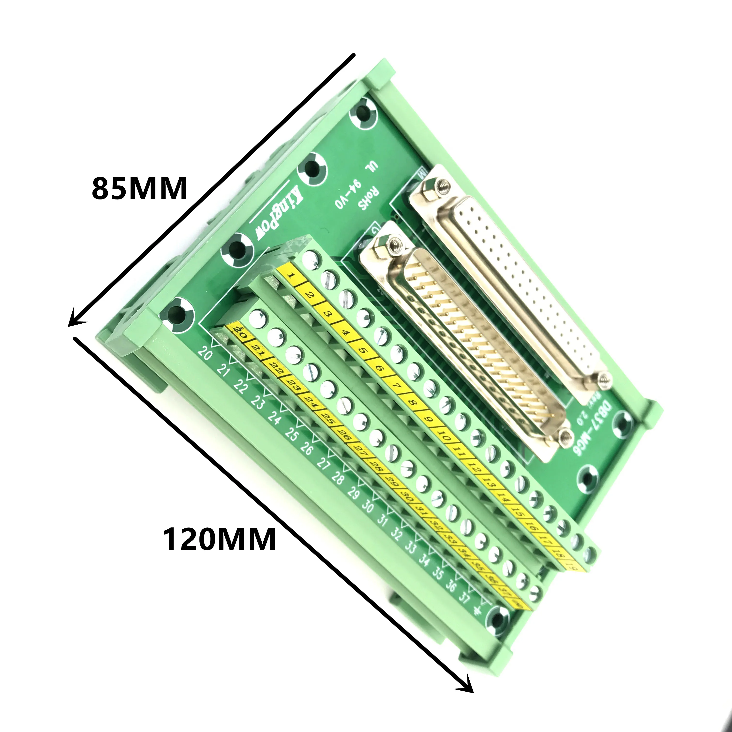 

DB37 transfer terminal DB37-MG6 male and female DB37 transfer board DB37 terminal board terminal block