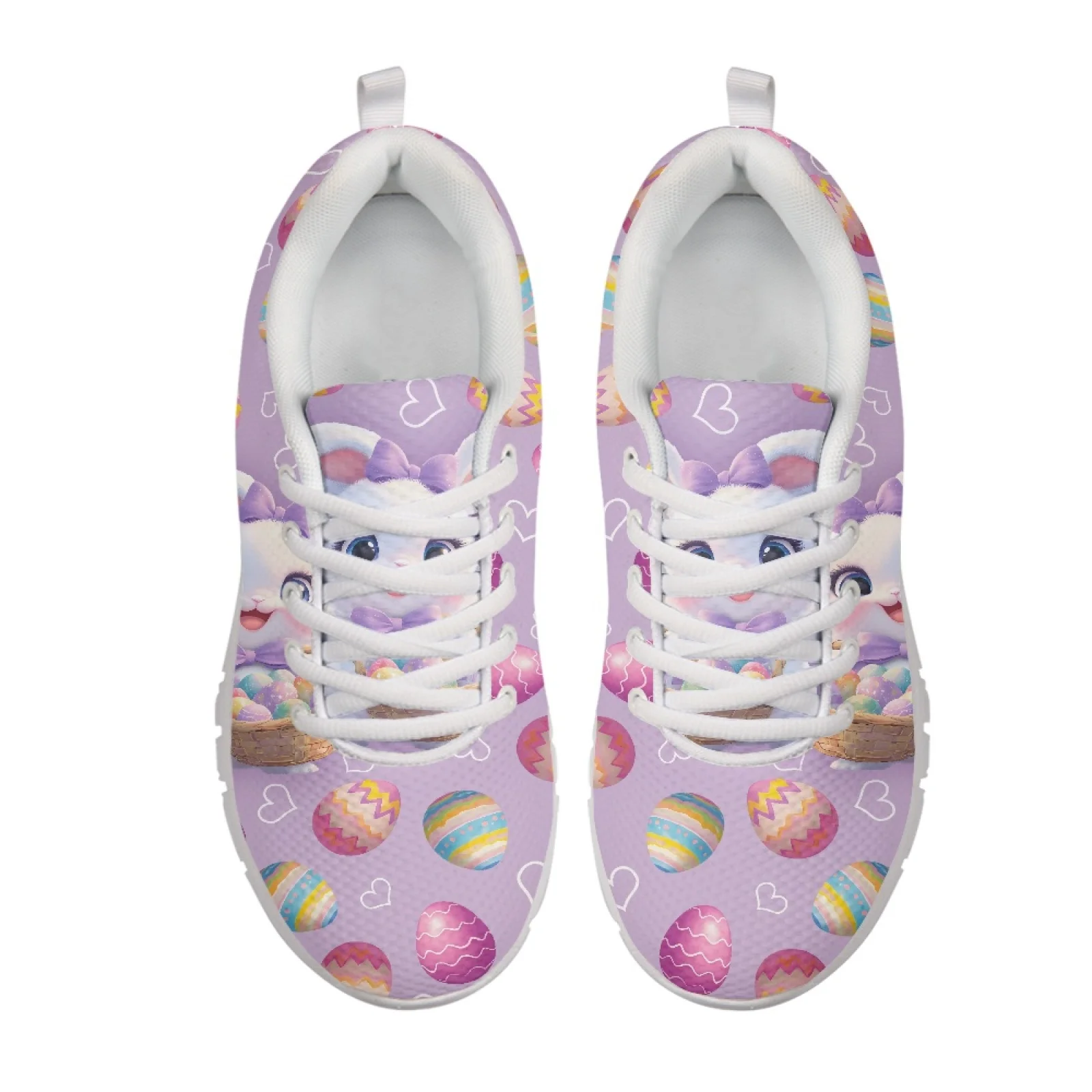 Coloranimal Happy Easter 2026 Collection Running Sneakers Mens Sports Tennis Shoes Casual Fitness Shoes for Women