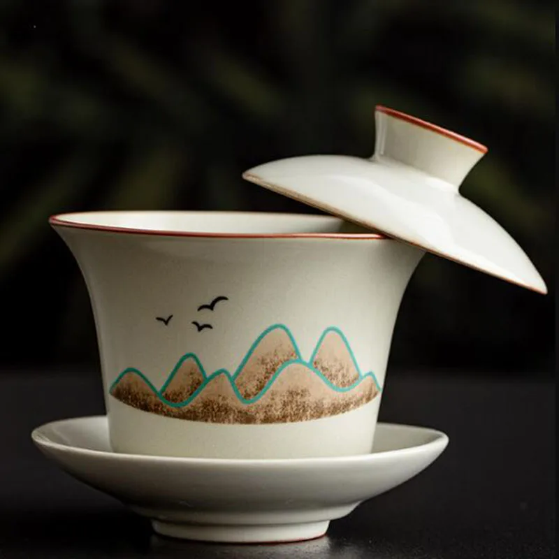 conjunto-de-utensilios-de-cha-de-porcelana-estilo-chines-xicara-de-cha-kung-fu-tigela-infusora-gaiwan-sancai-com-padrao-de-montanha
