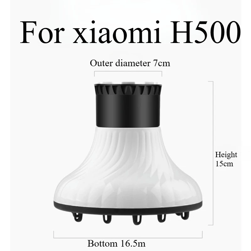 1Pc H500 Curling Hood Attachment, Replacement Spare Parts Compatible with Xiaomi Hair Dryer Styling Accessories