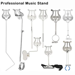 Music Stand Flute Trumpet Clarinet Winds Saxophone Baritone Portable Marching Sheet Music Stands Beginner Practice Accessory