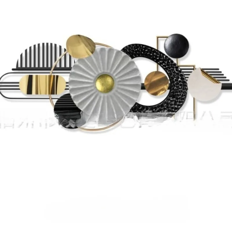 

Light luxury wall clock living room home fashion clock