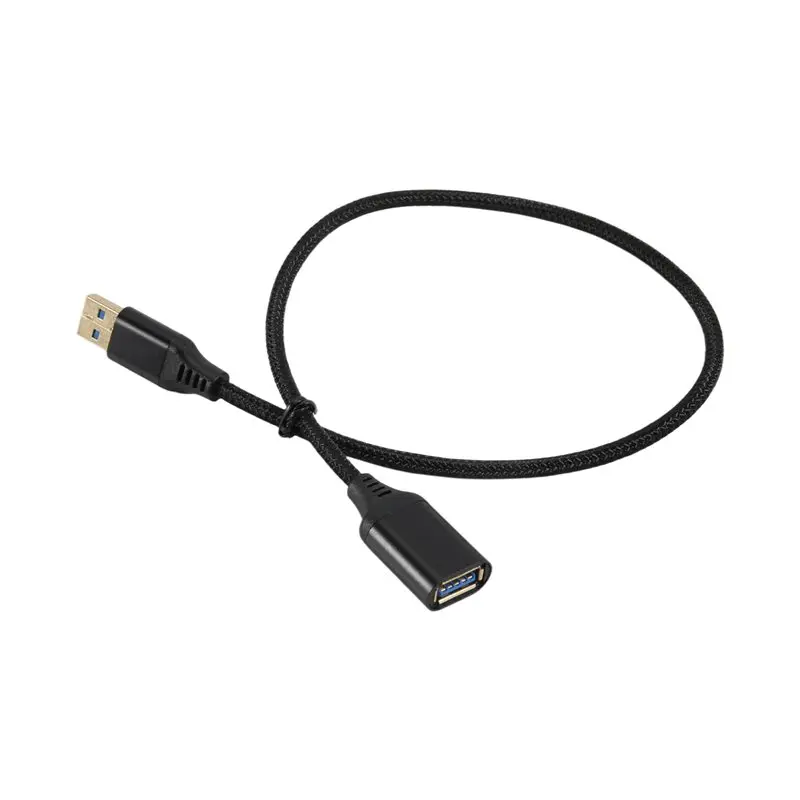 USB 3.0 Type A Male-To-Female Extension Cable, Durable Braided Material, High Data Transmission Cable-Hot