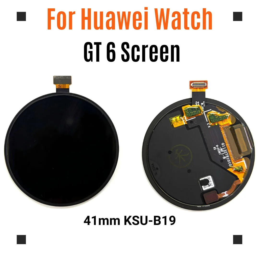 For Huawei Watch GT 6 41mm KSU-B19,46mm ATM-B19  LCD Screen Display Touch Digitizer Replacement AMOLED Full Assembly - view 4