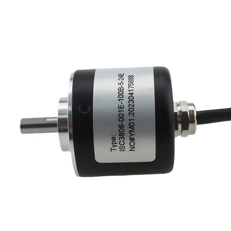 ISC3806-001E-100B-5-24E 38mm 6mm Shaft 100pr Voltage Output Shaft Incremental Rotary Encoder