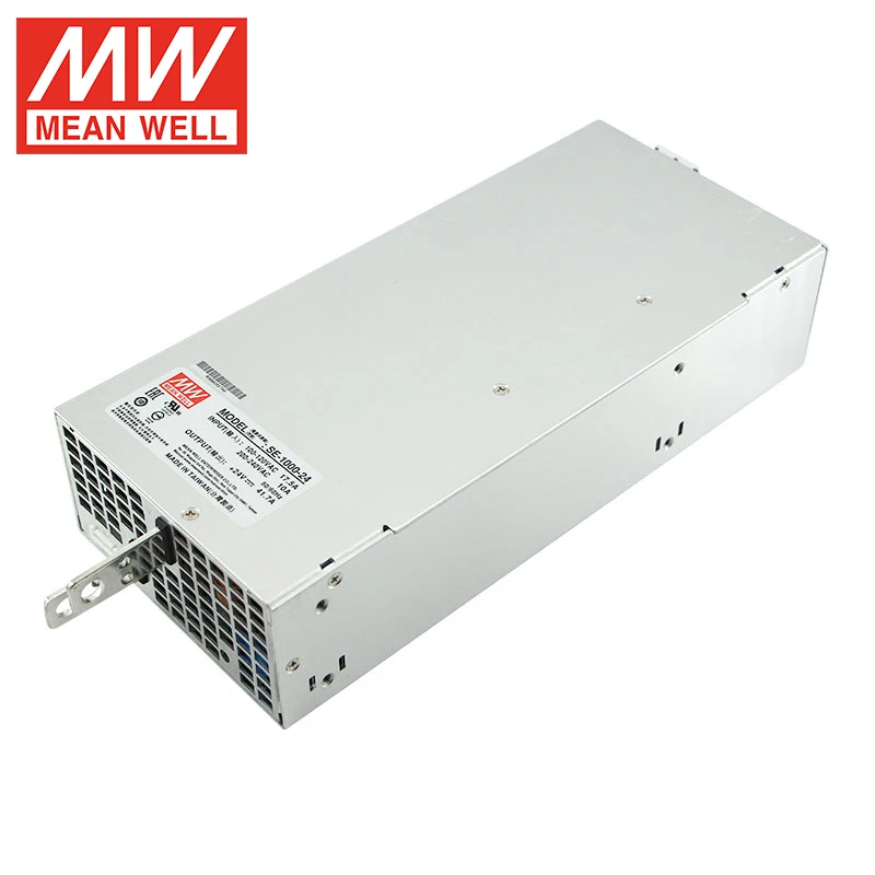 Mean Well SE-1000-24 5V 12V 24V 48v 1000W 110v 220v AC to DC Power Supply  Single Output Switching Power Supply