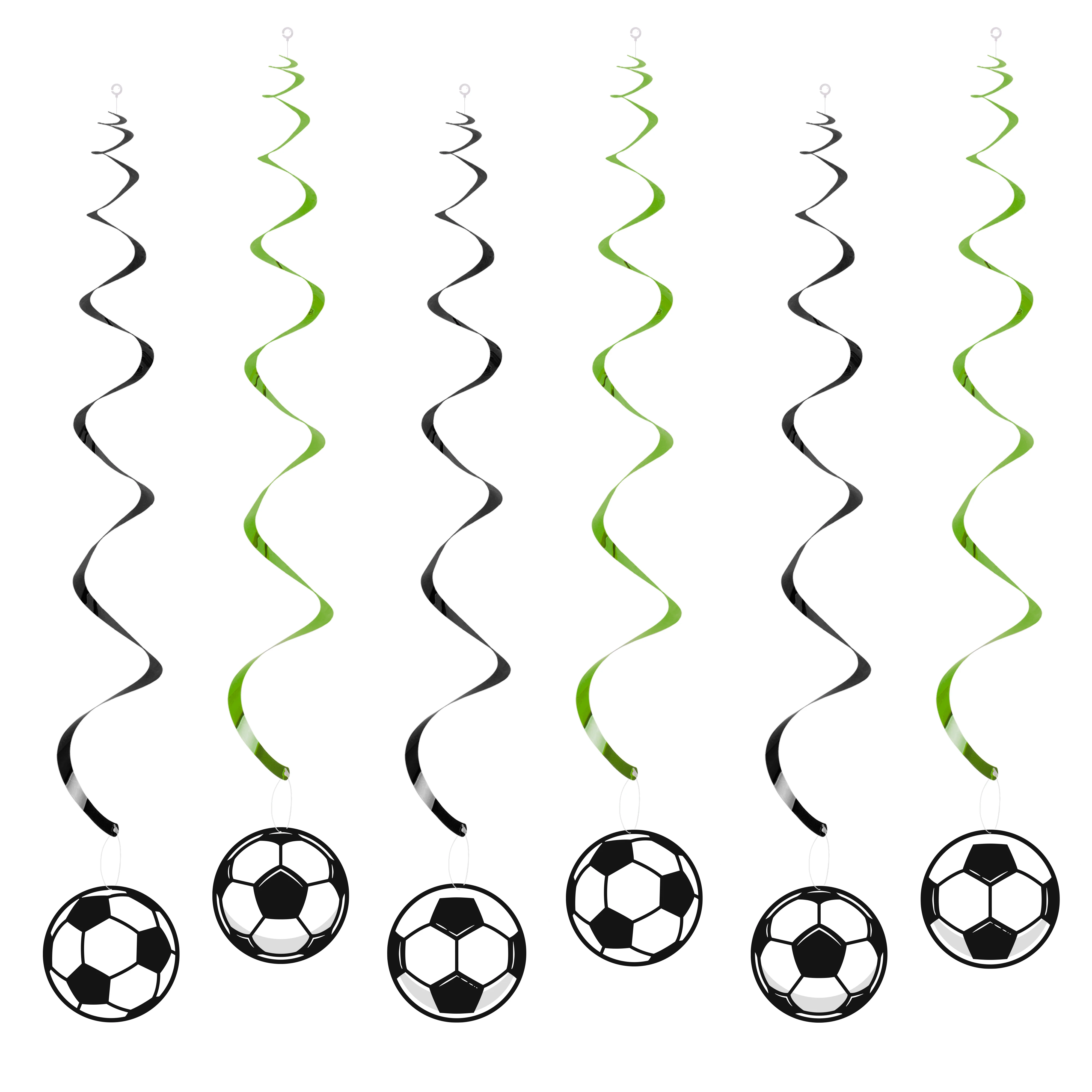 Fußball Thema Party Grün Banner Flagge Ziehen Hängende Spirale Kinder Jungen Fußball Geburtstag Party Baby Dusche Dekor Liefert – Detail 4