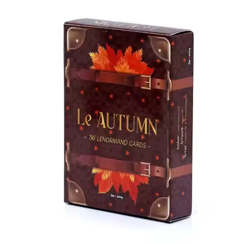 New Le Autumn Tarot 36 Lenormand Cards Deck Board Game Tarot Card Funny Delicate Party Supplies for Family Party Gift