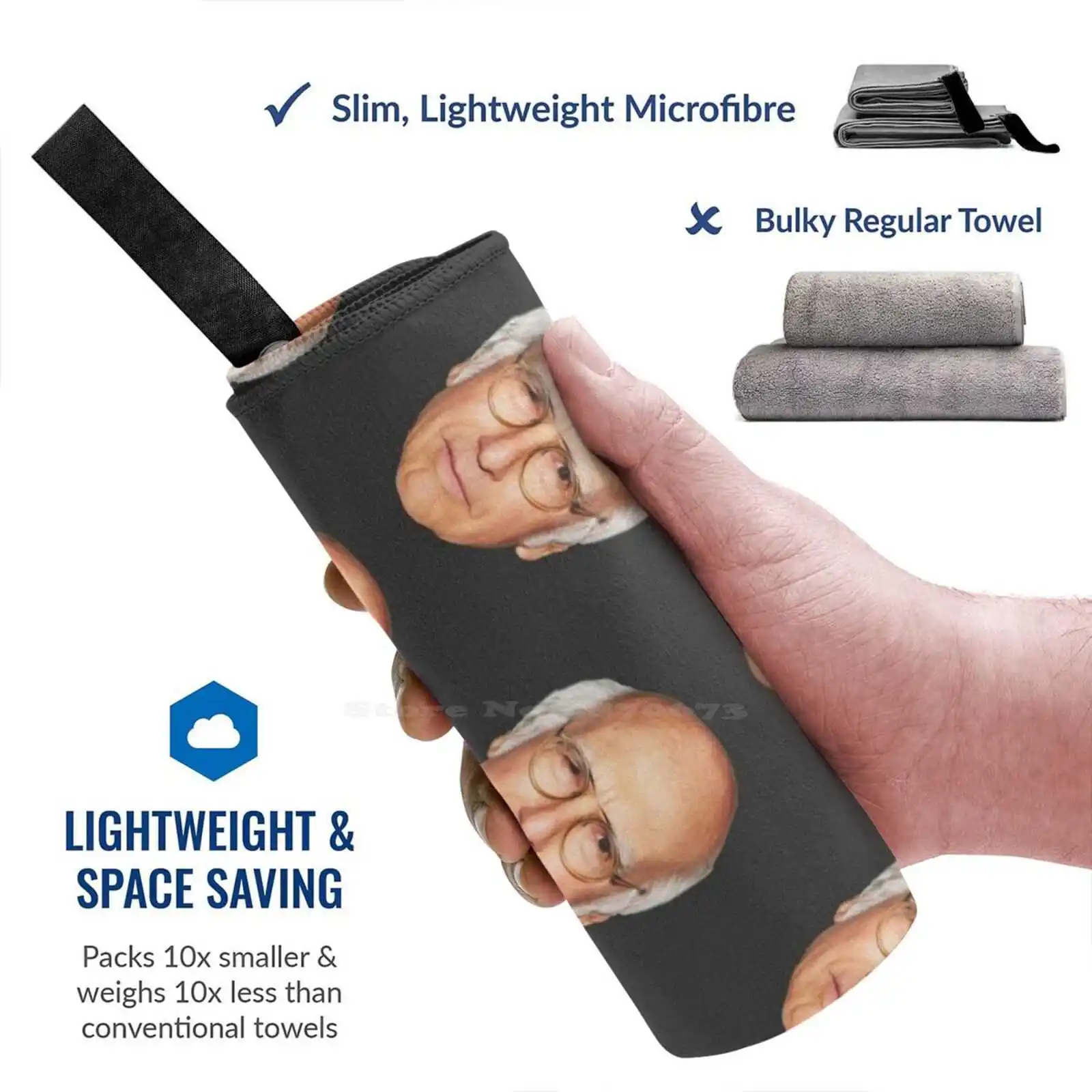 Larry David Soft Towel Quick Dry Beach Towel Larry David Curb Your Enthusiasm Tv Comedy