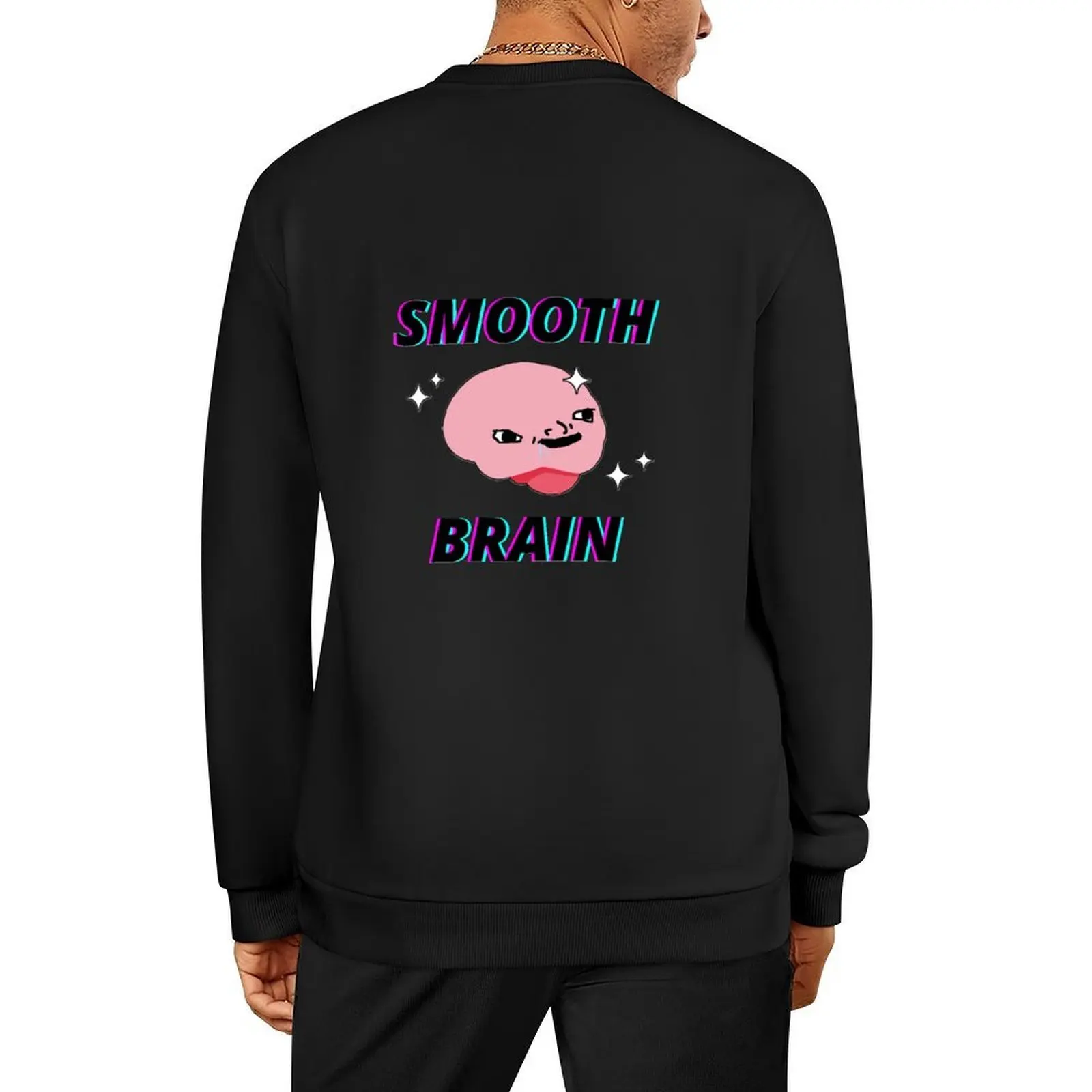 

SMOOTH BRAIN Wojak Pullover clothes for men men wear mens designer clothes men's clothes men's sweatshirts