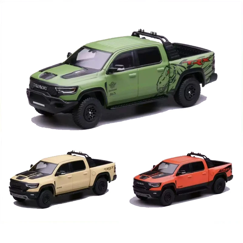 596 Modle 1:64 Scale T-Rex RAM TRX 4X4 Pickup Truck Alloy