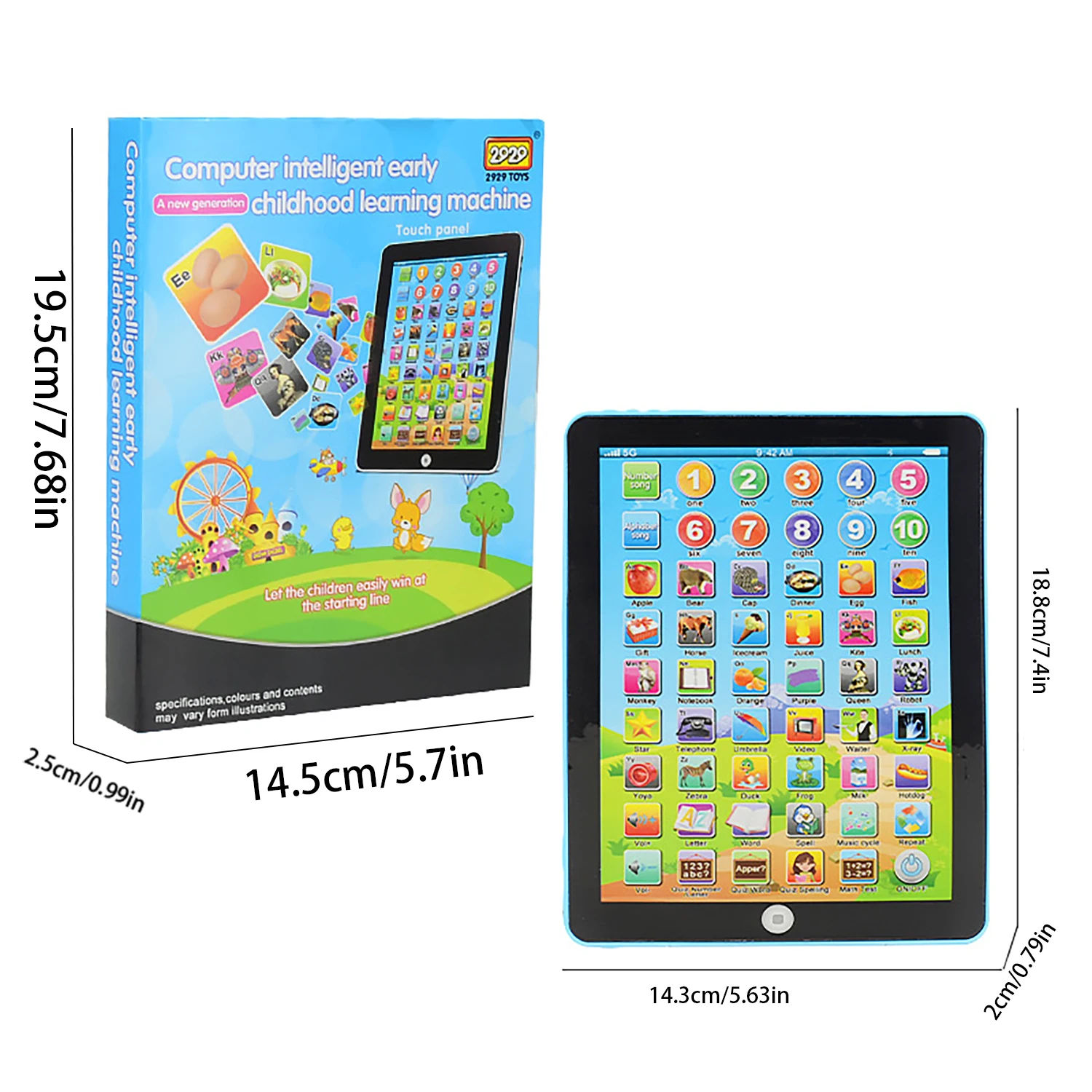 Machine d'apprentissage de puzzle pour enfants, machine d'éducation précoce de comprimés, machine de lecture de points d'apprentissage, jouet