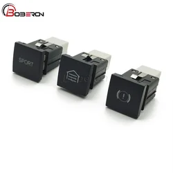 For VW Golf 6 Jetta 5 MK5 Caddy EOS Scirocco Car Red LED Light Garage Power On Off Braking System Switch Sport Button