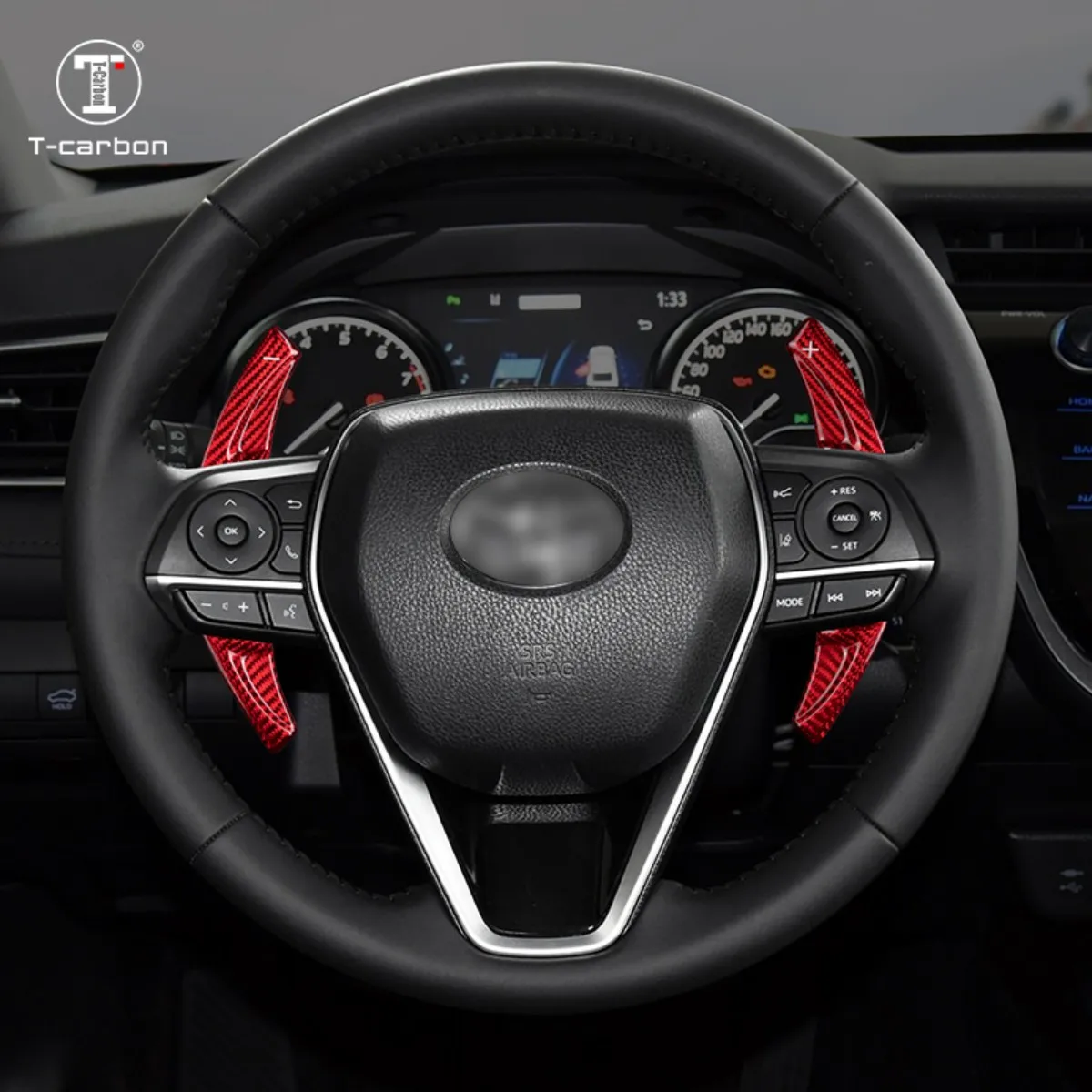 

Carbon Fiber Paddle Shift For Toyota Camry Corolla Avalon Levin RAV4 2018-2020 Car Steering Wheel Extension Shift Paddle Shifter