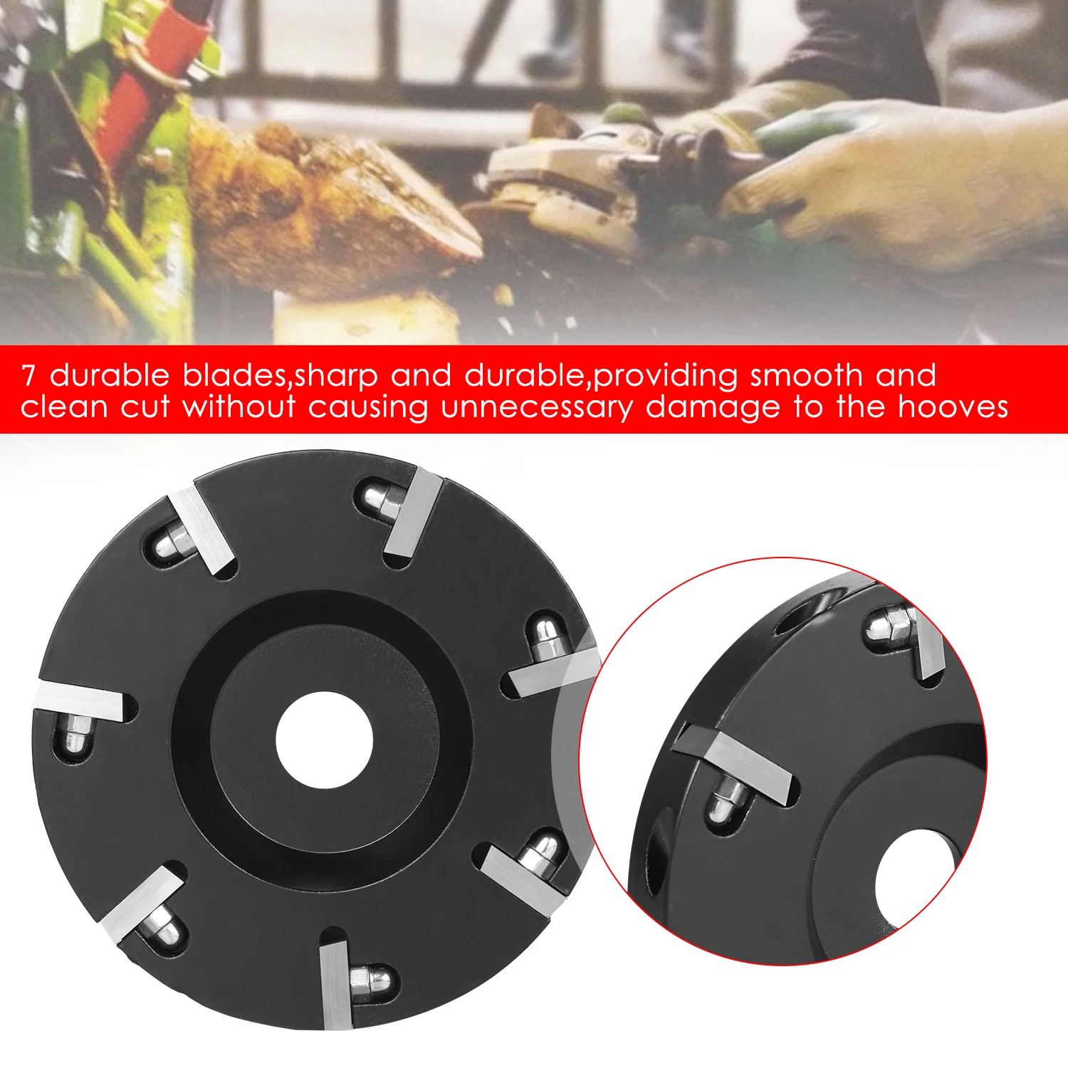 Livestock Hoof Trimming Disc Plate Hoof Trimming Discs Hoof Grinding Discs Claws Hoof Care Tool For 100mm angle grinder