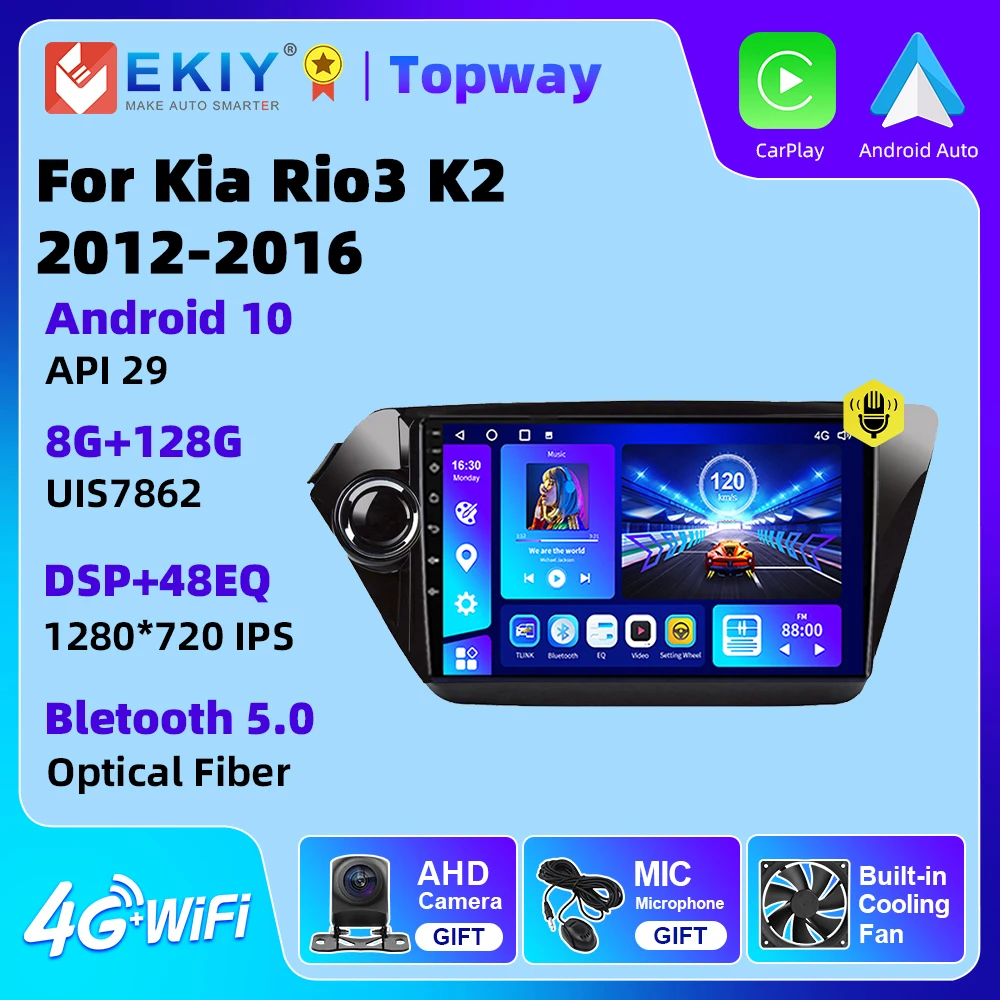 

EKIY Car Radio Android For Kia Rio3 K2 2012-2016 Car Camera Unit Multimedia Video Player Navigation GPS Stereo Autostereo