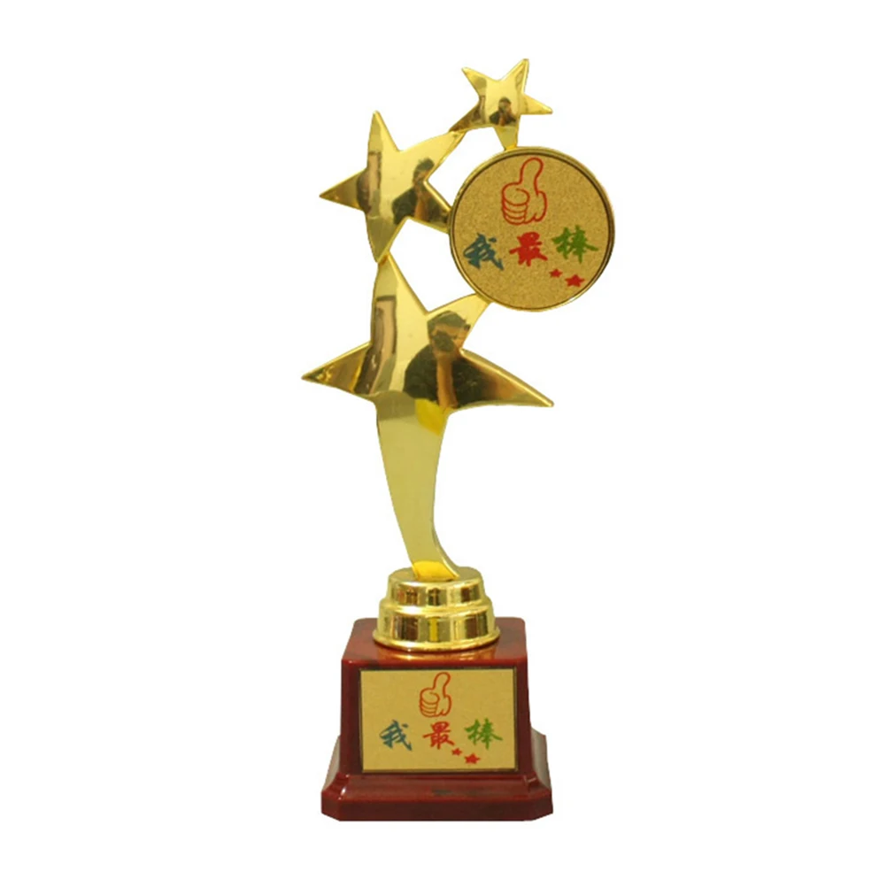 

Mini Award Trophies Golden Cup Design Party Favor Prize Elementary School Sports Day Awards Ceremonies Eco Friendly Material