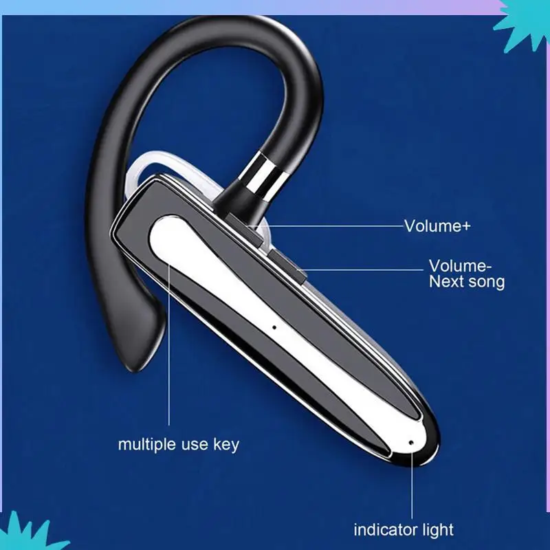 ABZW 2X YYK-530-1 Ear Hook Wireless Earphone Bluetooth-Compatible 5.1 Earhook Headphones Hanging Ear Headset Handsfree