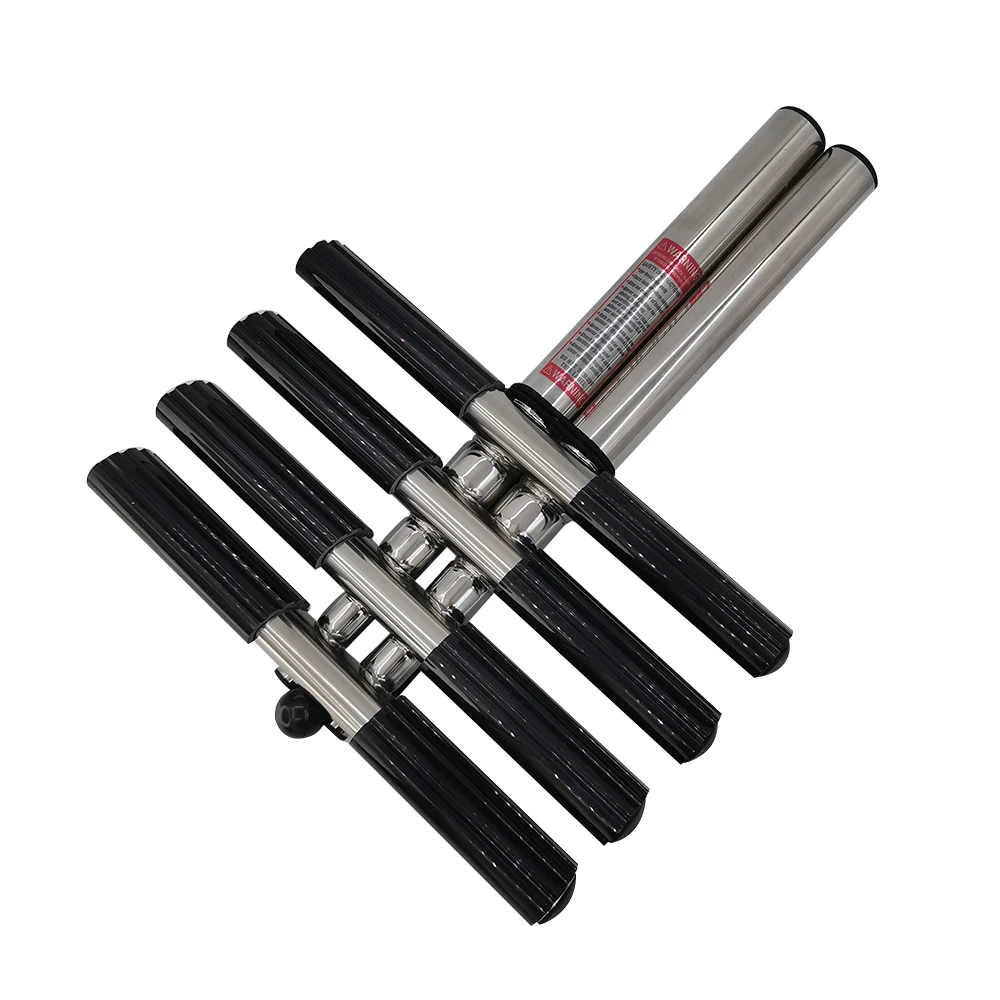 

Stainless Steel 4-section Parallel Leg Folding Telescopic Ladder Hanging Ladder Hidden Marine Hardware Accessories