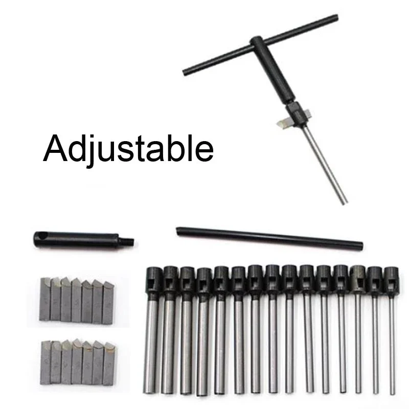 Adjustable Hard Alloy Grinding Reamer Handle Cutter Bar Stick Holder for Motorcycle Valve Diamond Car Engine Valve Seat Repair