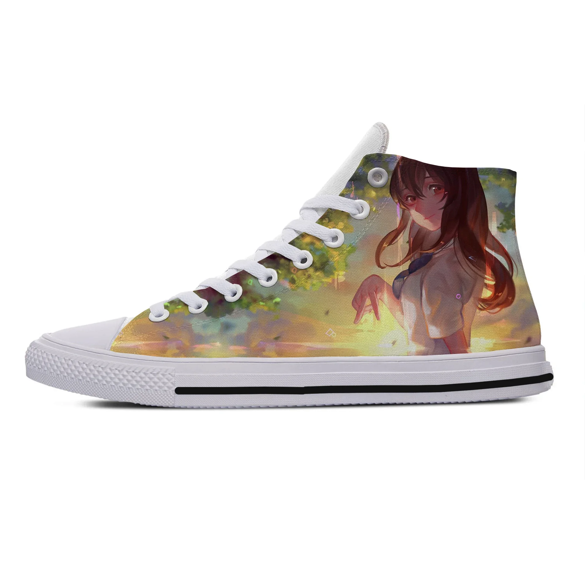 Hot Cool Fashion Funny High Quality Sneakers Casual Shoes Men Women Anime Koe No Katachi A Silent Voice High Help Board Shoes