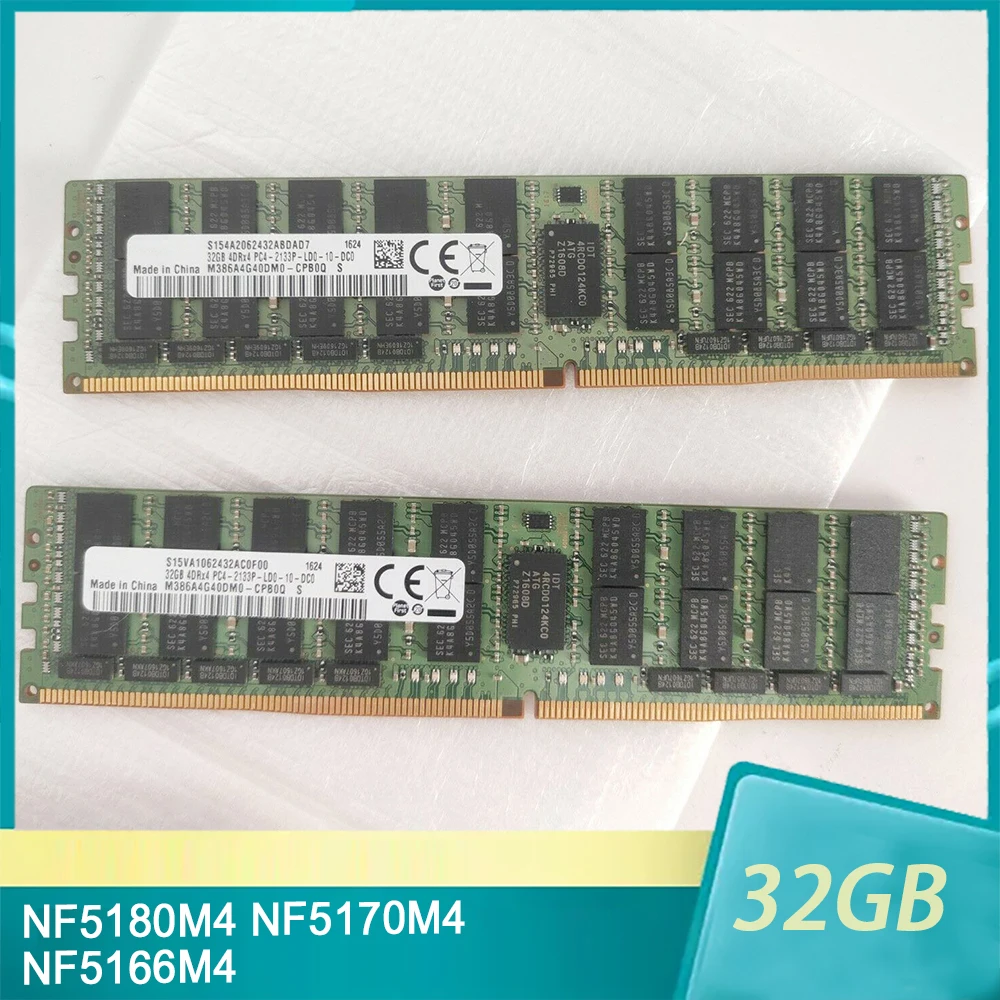 1 Pcs NF5180M4 NF5170M4 NF5166M4 RAM For Inspur 32GB 32G DDR4 2133P ECC Server Memory