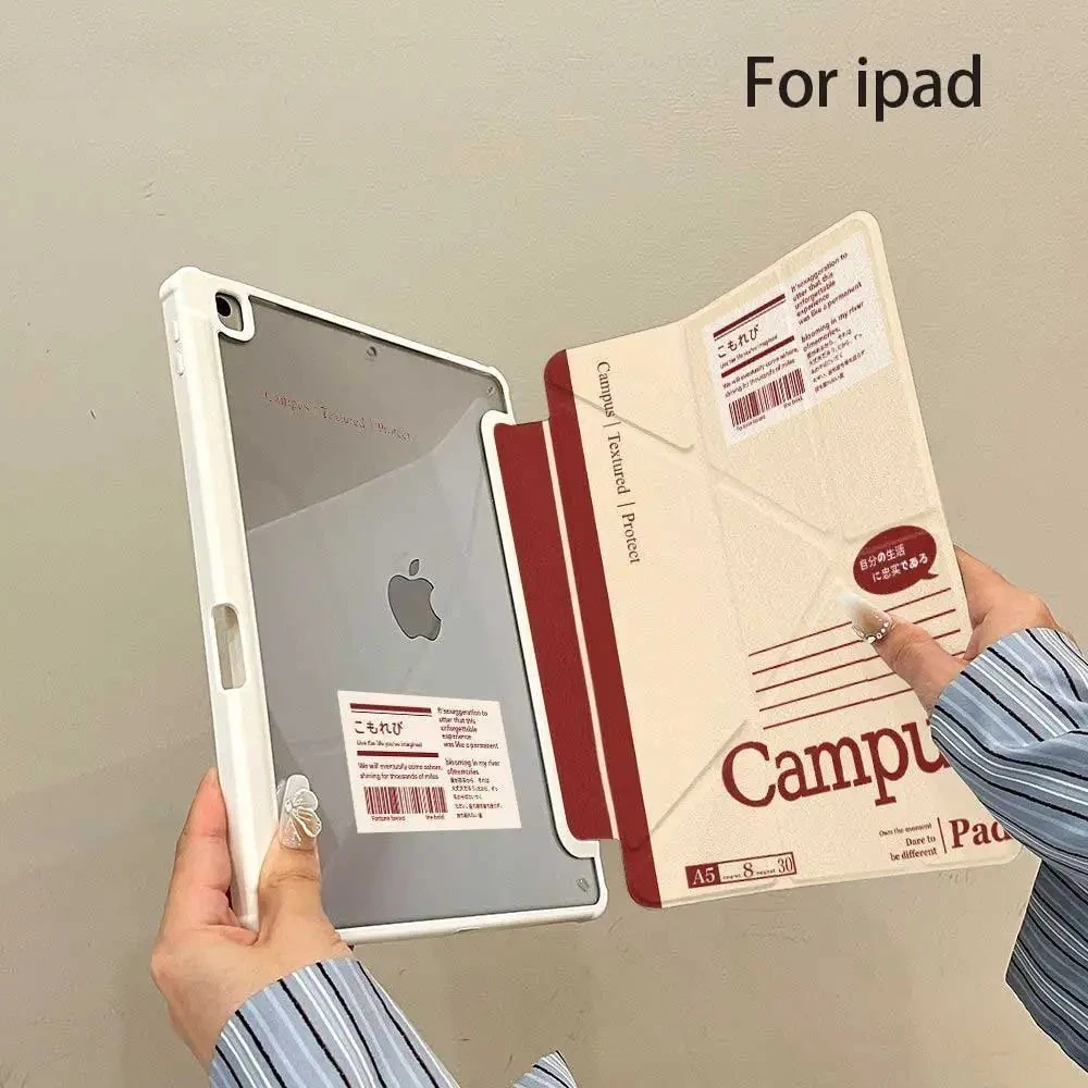 

Чехол-книжка 3+Y для iPad A16 11-го поколения, Pro 12.9 (5-го, 6-го поколений), Air 11, 13'', Pro 11 M4, 10.2 (10-го, 9-го, 8-го, 7-го поколений), чехол для iPad Air 4, 5, mini 6, 7