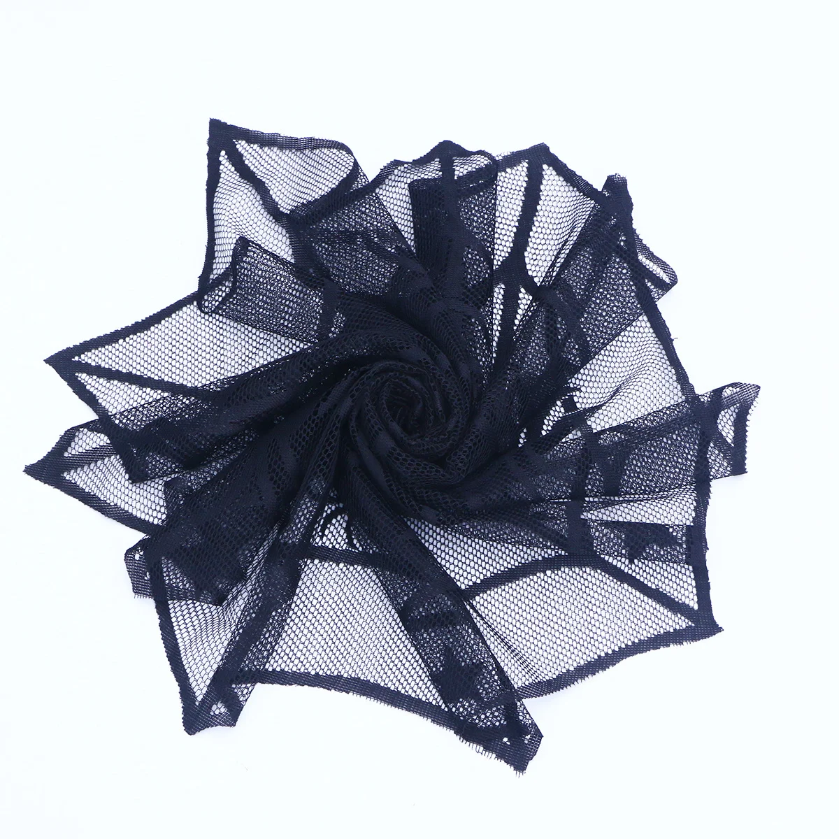 

Black Lace Spider Web Tablecloth Round Polyester Halloween Table Cover Haunted House Decoration Halloween Party Table Decoration