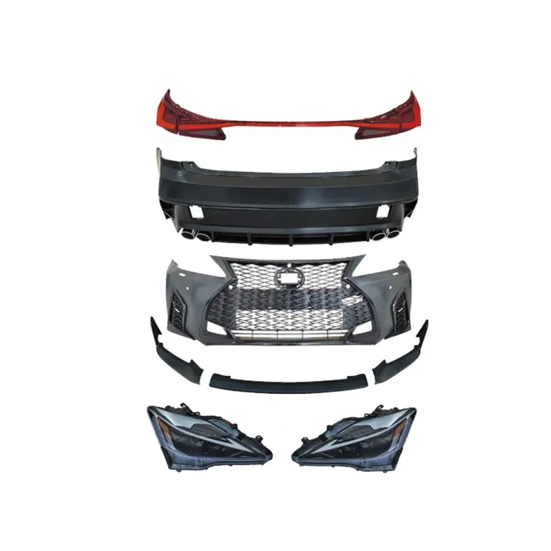 

High Quality Is 250 2006-2012 Upgrade 2021Body Kit Headlights Front Rear Bumper Head Lamp Tail Lights Body KitsFor IS 250-350