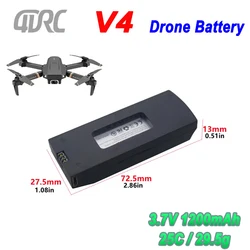 3.7V 1200MAh 4DRC-V4 oryginalna bateria do bateria do drona V4 zdalnie sterowany Quadcopter części akcesoria wymienne