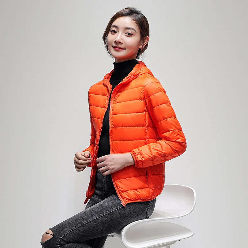 

90% Ultra Light Size Plus Woman's Jacket Winter Ramping Close Belongs Hot White Bebek Below Mantel Outer Women's Clothes