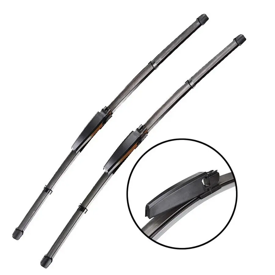 22" 22" Pin lock Double Rubber Car Wipers Blades Windshield Windscreen