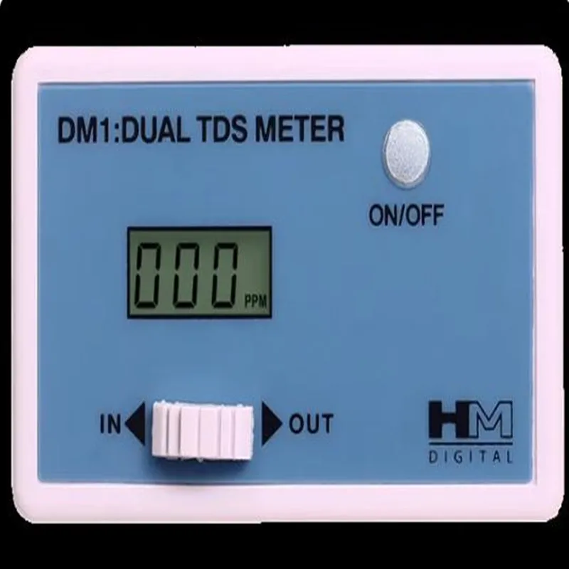 

Dual Channel Online TDS Water Quality Detector Tester DM1 Drinking Water Pool Pure Water Test Meter 0-9990PPM Dual Probe