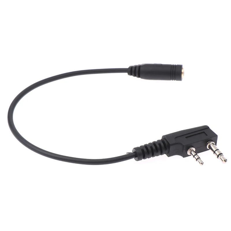 Cavo di trasferimento per auricolari per telefono Audio femmina da 2 Pin K1 a 3.5MM per TYT per adattatore per cuffie Walkie Talkie UV5R 888S