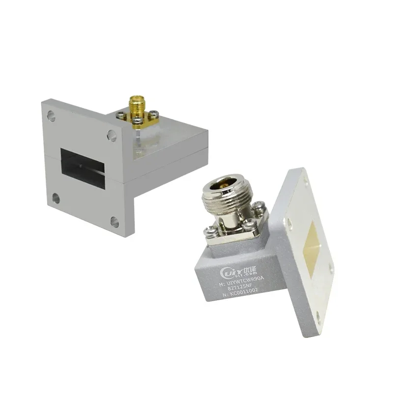 

Adaptateur RF WR90 Gluttge vers Coaxial, Guide d'Onde, Angle Droit 90, 8.2 à 12.5GHz
