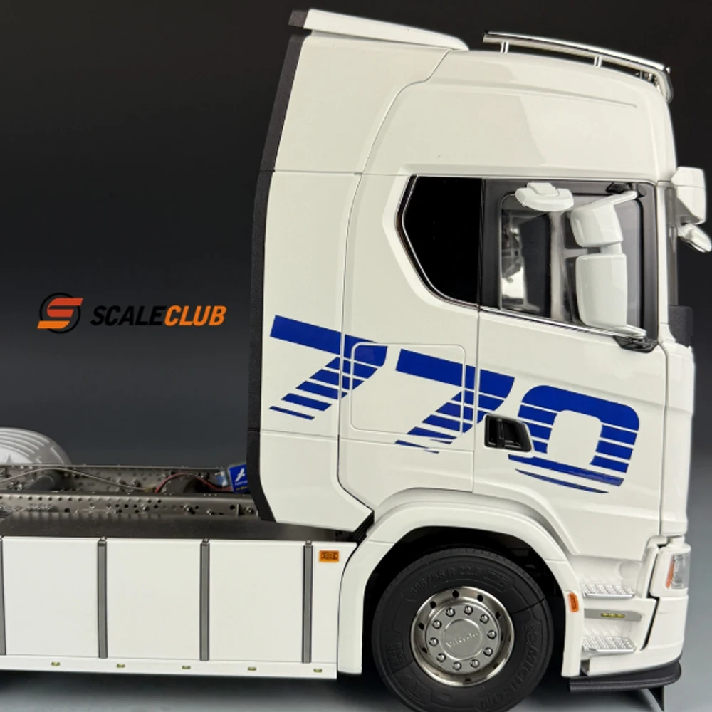 SCALECLUB 1/14 Eurotruck 770S Cabin Modification and Upgrade Rear Spoiler with Lights