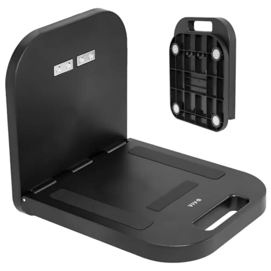 

Magnetic Portable Laptop Workstation Notebook/Tablet Shelf Utility Platform Hands-Free Compact Desk Attaches to Flat Steel Surf