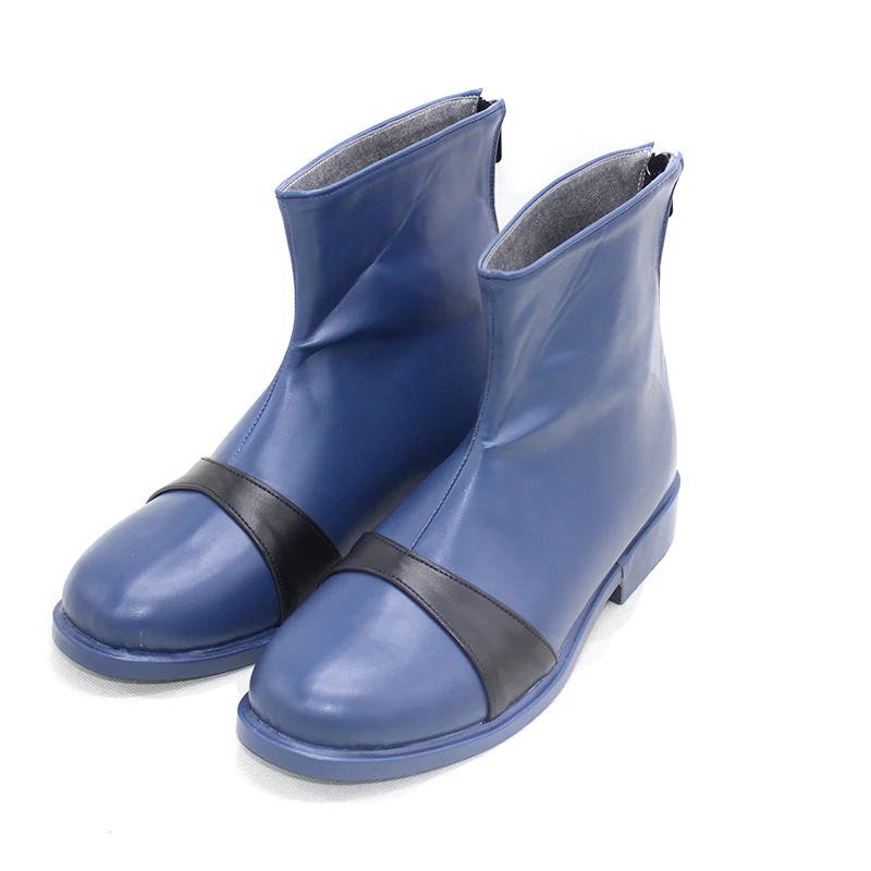 أحذية زي تنكري من إيفا ناجيسا كاورو ، أزرق عميق ، مصنوع يدويًا ، جلد صناعي ، أنيمي ، الملاك الثامن عشر ، JP