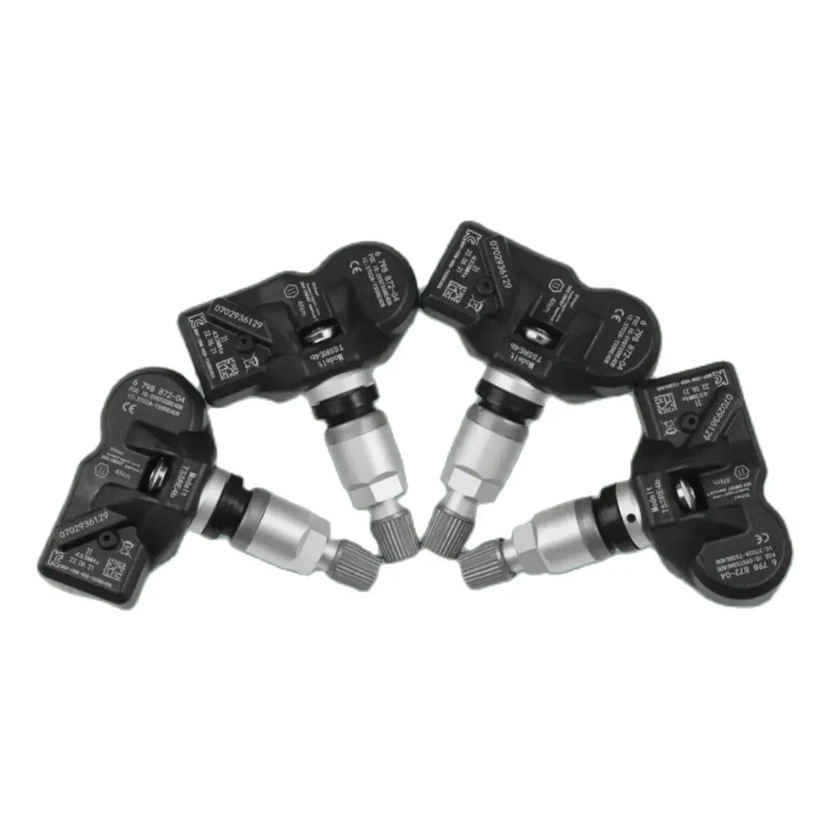 4 pieces The tire pressure sensor is suitable for BMW 5 Series 6 Series X3 X4 Z4 F06 F07 F10 F12 F13 F25 F26 E89 OE36106798872