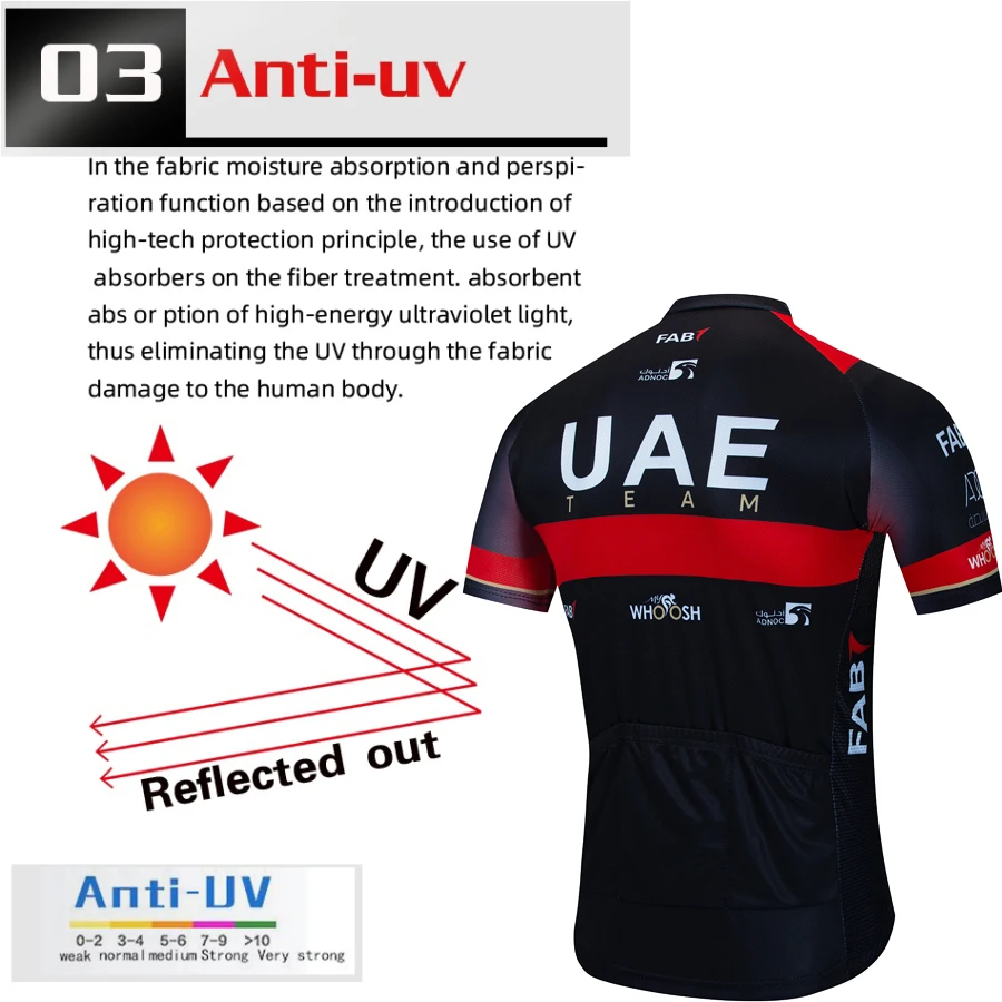 UAE Jersey Cycling Tricuta Man Men\'s Shirt Road Bike Uniform Clothes Blouse Triathlon Suit Cycle Spring Summer Bib Clothing 2024