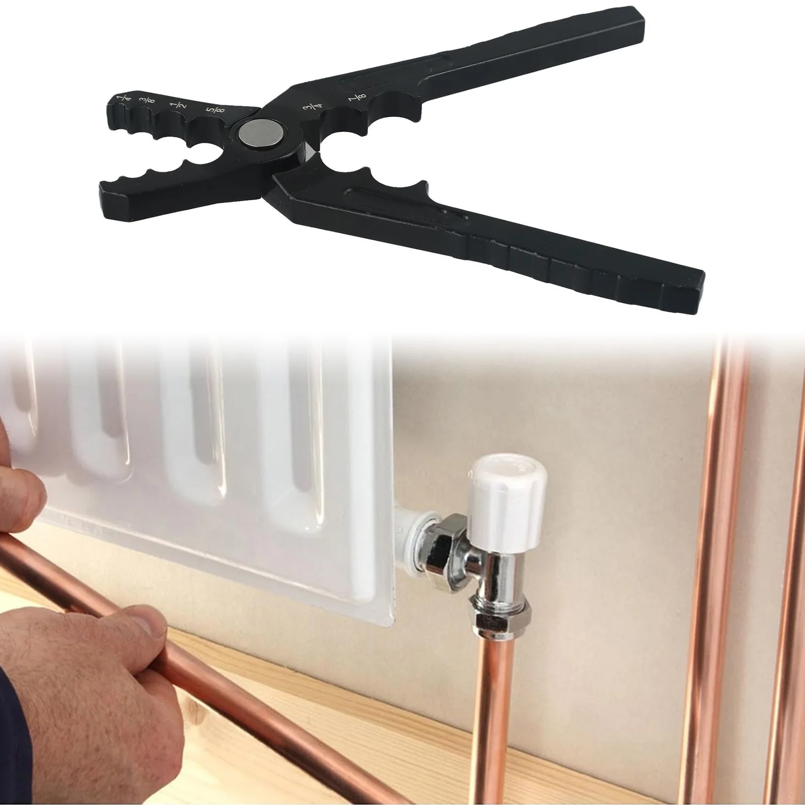 

Copper Pipe Tool Copper Tube Repairer Labor-saving Operation Lengthened Handle Smooth Operation Aluminum Alloy