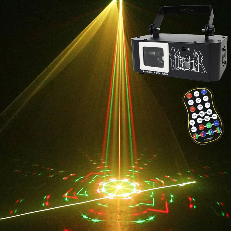 

2025 New Single Throw Starry Sky Animation Laser Light Stage Lighting Laser Beam Anime Light KTV Atmosphere Light