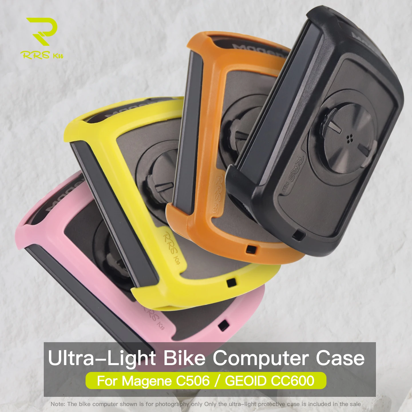 RRSKIT For Magene C506/Geoid CC600 Bicycle Computer Protective Cover Bike GPS Speedometer Ultra-Light Anti Drop Protective Case