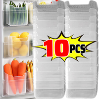 Wholesale Refrigerator Storage Boxes Kitchen Fruit Vegetable Fresh-keeping Box Fridge Side Door Container Organizer Accessories